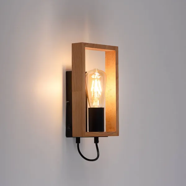 JUST LIGHT. GmbH Frame aplique de pared de madera