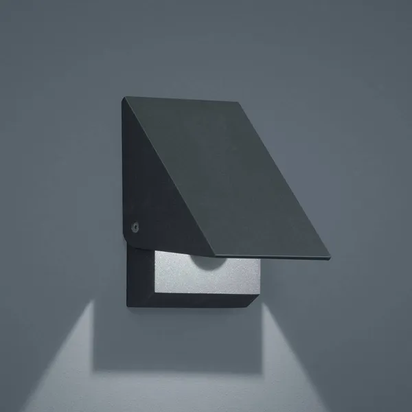 Helestra Free aplique LED grafito con apertura