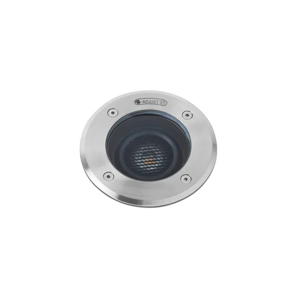 FARO BARCELONA Lámpara empotrable LED Geiser, resistente al agua salada, 18 cm, 10°