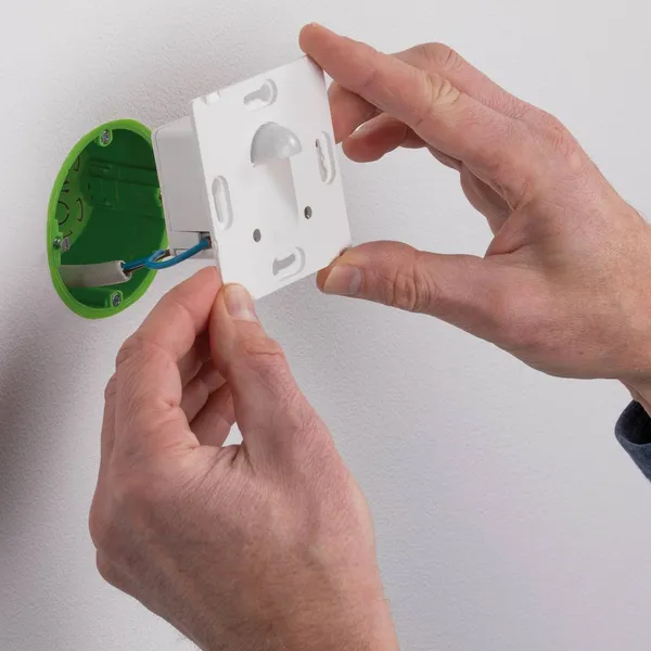 Paulmann Wall empotrada con sensor, blanco angular