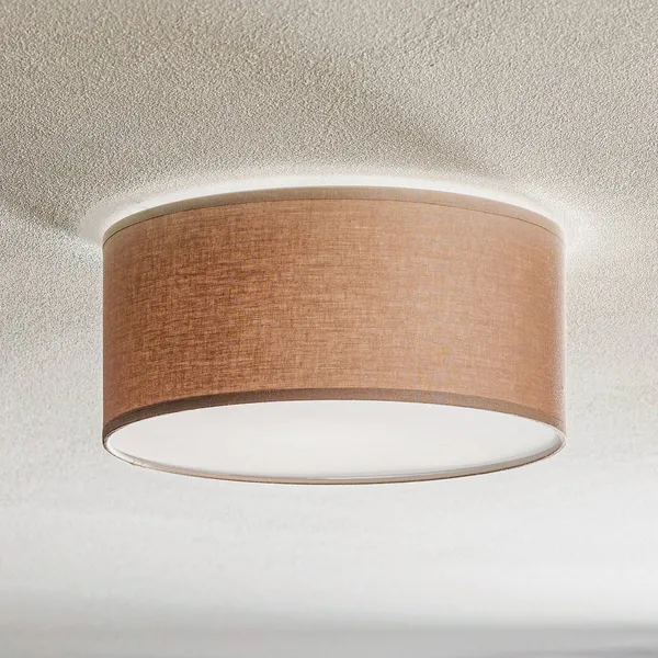 TK Lighting Plafón Rondo, capuchino, Ø 30 cm