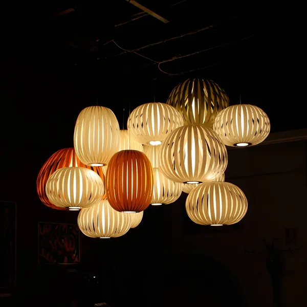 LZF LAMPS LZF Poppy Lámpara colgante mediana, haya