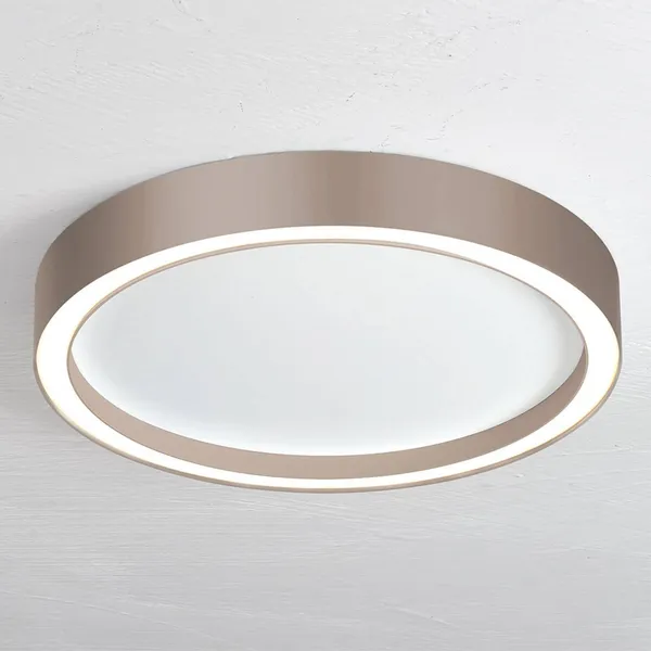 Bopp Aura lámpara LED de techo Ø 40cm blanco/taupe