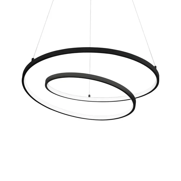 Ideal Lux Oz Lámpara colgante LED Ø 80 cm negro
