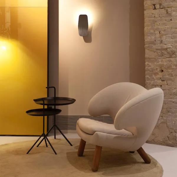 Casablanca Ashiya aplique de pared LED, negro esmeralda