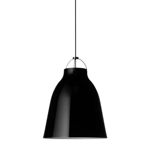 FRITZ HANSEN Caravaggio P3 Negro brillante/negro
