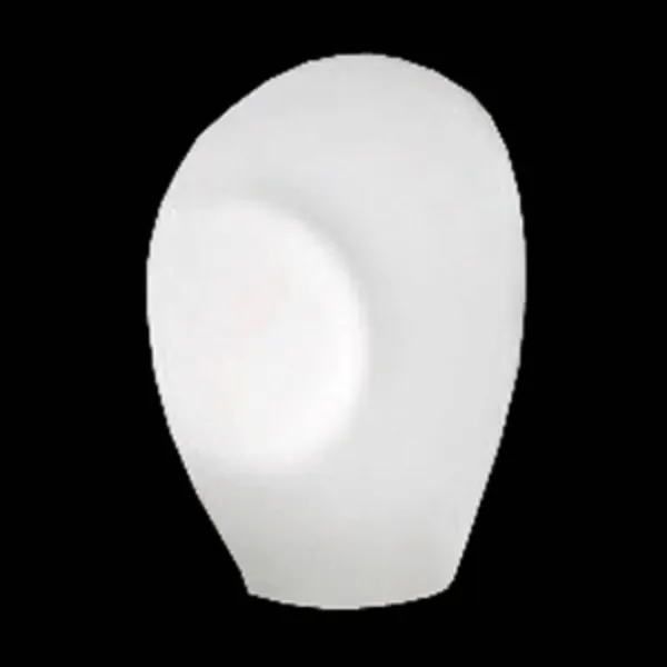 Vistosi Lámpara de mesa de vidrio MUNEGA, 27 cm