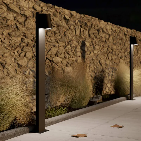 EGLO Bolardo luminoso LED Stagnone en negro