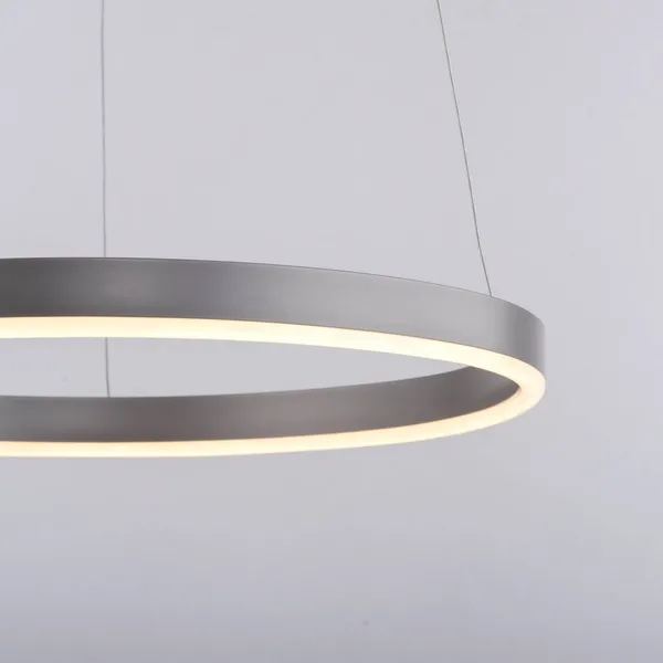 JUST LIGHT. GmbH Lámpara colgante LED Ritus, Ø 39,3cm, aluminio