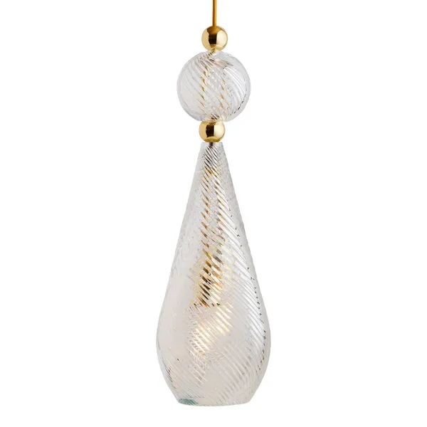 EBB & FLOW Smykke L oro cristal remolino