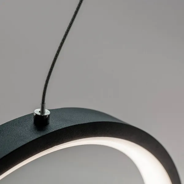 Mantra Iluminación Lámpara colgante LED Kitesurf, 2 luces, negra