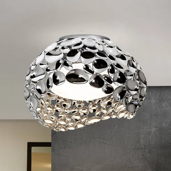 Schuller Valencia Plafón LED Narisa, Ø 46 cm, cromo