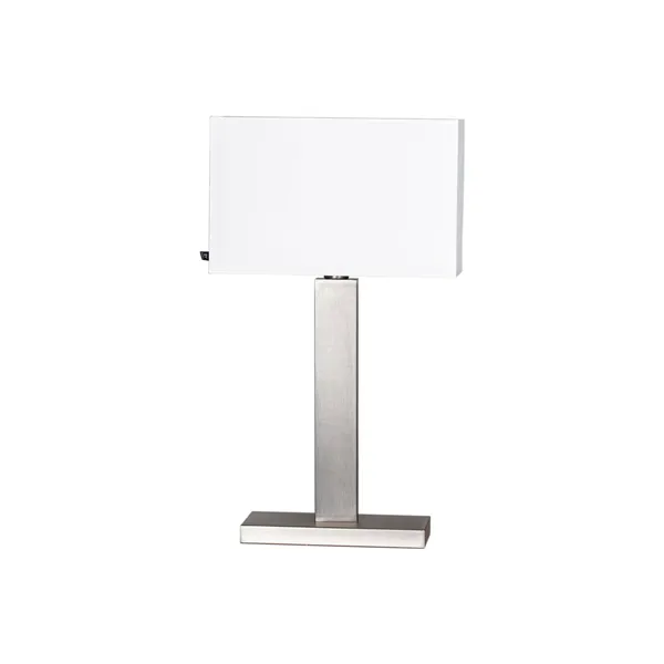Lámpara de mesa By Rydéns Prime Altura 69 cm níquel/blanco