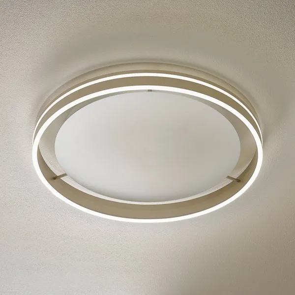 Q-Smart-Home Paul Neuhaus Q-VITO plafón LED 59cm acero