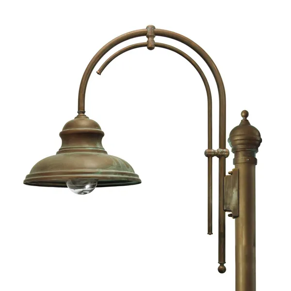 Moretti Luce Luca farola en laton cobre antiguo 1 luz.