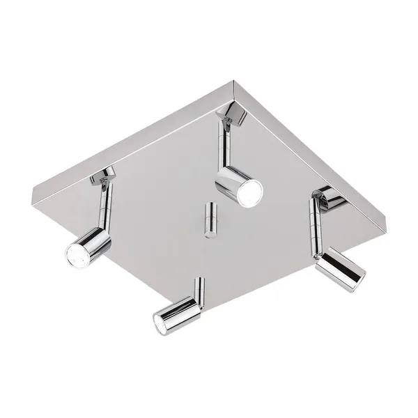 Busch Plafón LED cuadrado Karen 4 luces