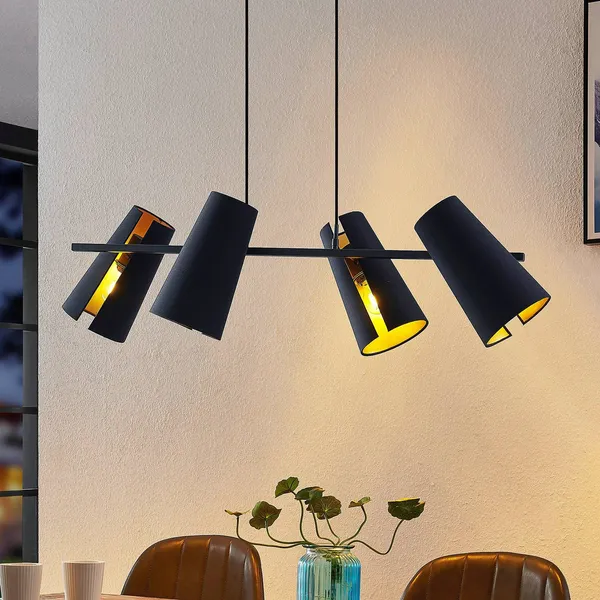 Lucande Kemoni lámpara colgante, 4 luces