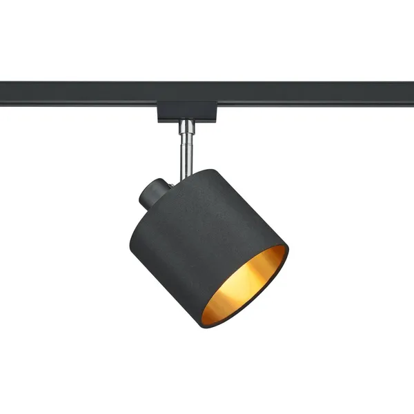 Trio Lighting foco bifásico DUOline 783301 E14, negro/oro