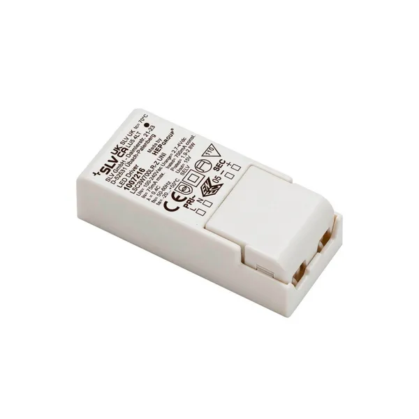 Transformador LED SLV 1,9 - 2,8 W, 700 mA, 2,7 - 4 V CC, atenuable