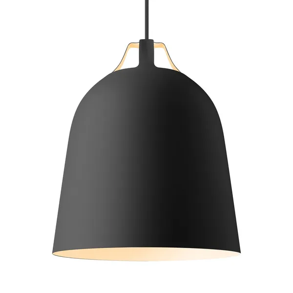 Lámpara colgante Eva Solo Clover, Ø 29 cm, negra, E27
