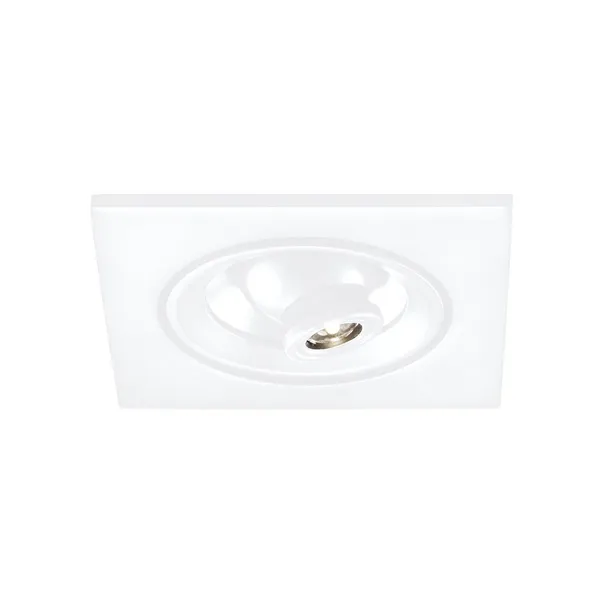 Egger Licht Egger DLS Foco empotrable LED Riga Zooom, angular, blanco, 2700K