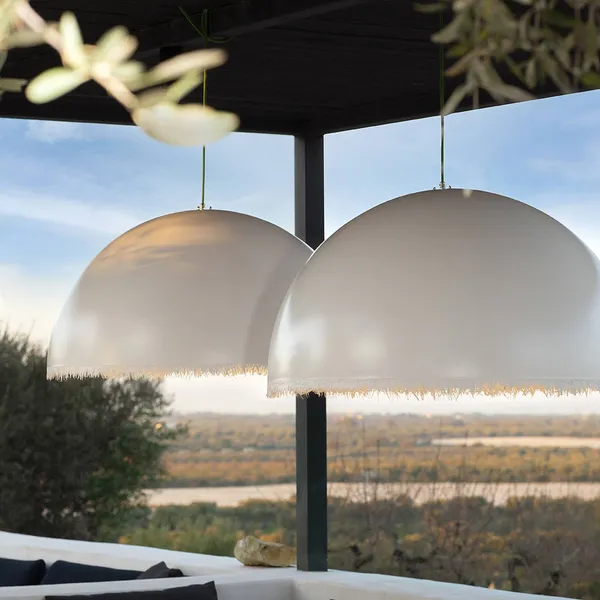 Karman Plancton colgante exterior LED, Ø 45 cm