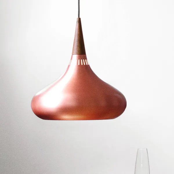 FRITZ HANSEN Orient P2 Lámpara colgante cobre/rosa Ø 34 cm