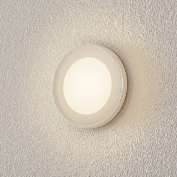 BEGA Accenta pared redondo anillo blanco 315lm