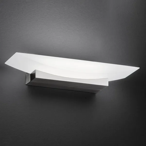 FISCHER & HONSEL Aplique LED Bowl TW, anchura 30 cm, níquel