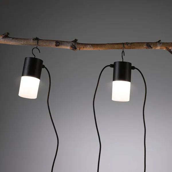 Paulmann Plug & Shine cadena de luces de exterior Tubs antracita 3xE14