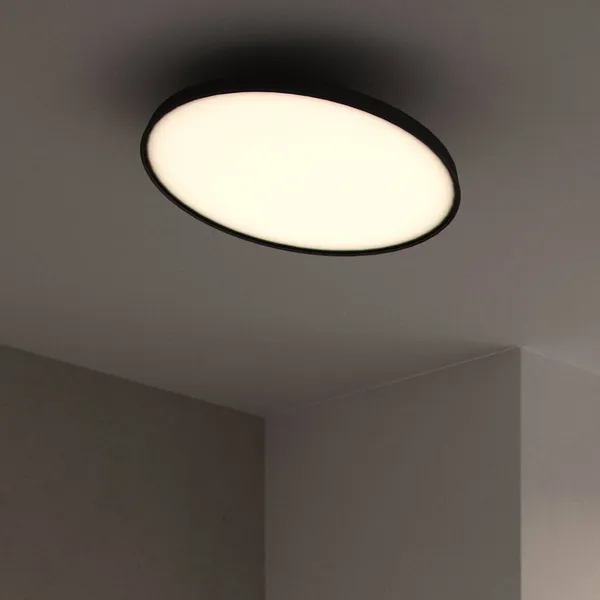 DFTP by Nordlux Kaito Pro Plafón LED, negro, Ø 38,5 cm