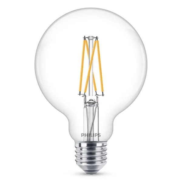 Philips E27 5,9W G95 transparente atenuable 927