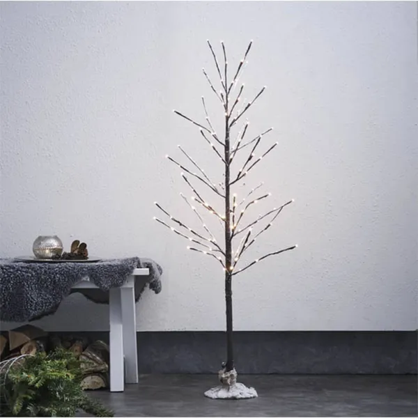 STAR TRADING LED árbol decorativo Tobby Tree IP44 marrón altura 120cm