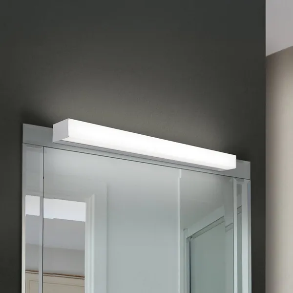 ORION Horizonte lámpara de espejo LED, anchura 60 cm, cromo, IP44
