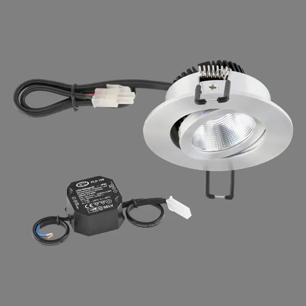 EVN PC20 redondo atenuador fase 3.000K aluminio