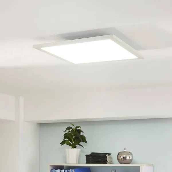 Panel LED Arcchio, CCT Lysander, 39 cm, blanco, aluminio