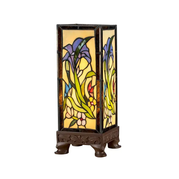 Artistar Lámpara de mesa KT180029 estilo Tiffany con cuatro patas