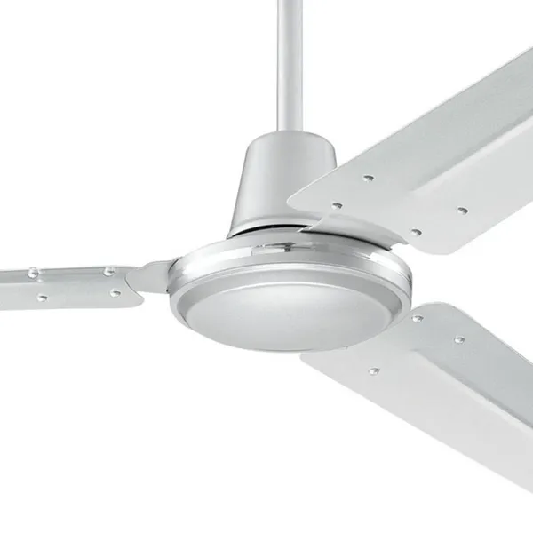 Ventilador de techo Westinghouse Industrial, plateado, silencioso, 142 cm