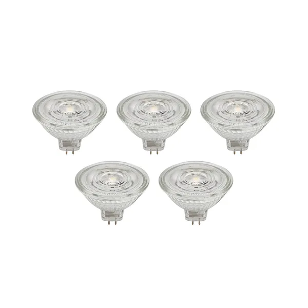 Prios bombilla reflectora LED GU5.3 4.3W 345lm 36° claro 827 juego de 5