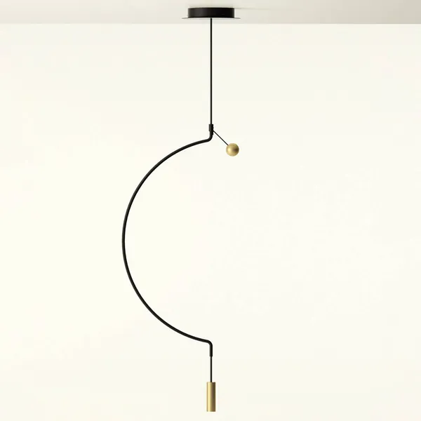 Axo Light Axolight Liaison M1 colgante negro/oro 46cm