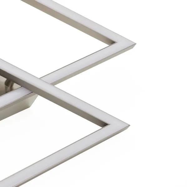 Paul Neuhaus Lámpara LED de techo Inigo, 54 cm, 2 luces, atenuable