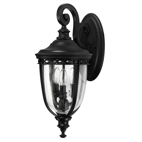 FEISS Farol de pared English Bridle, 21,6 cm, negro