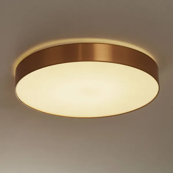 Hufnagel Lámpara de techo Aurelia atenuable, dorada, 60 cm