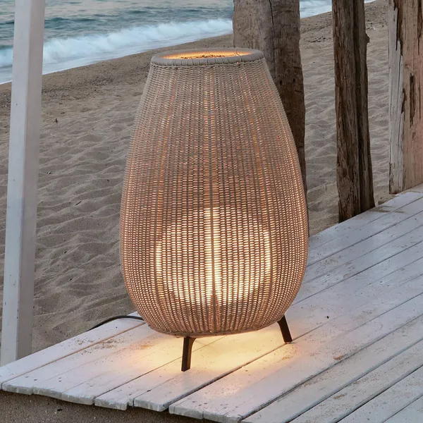 Bover Amphora 01 - Lámpara de terraza, beige claro