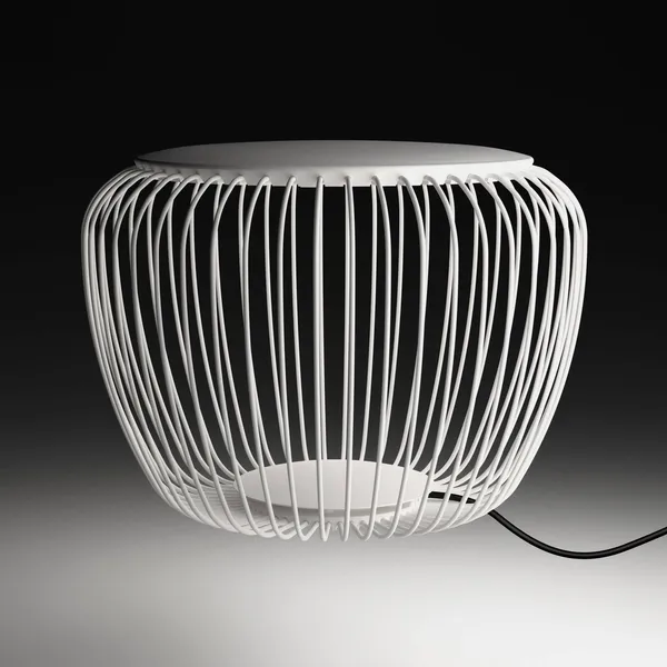 Lámpara de exterior Vibia Meridiano 4710, Ø 64 cm, color crema