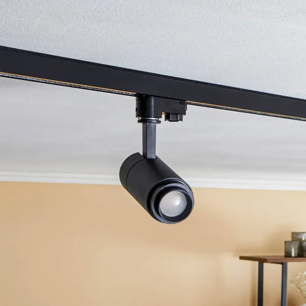 Arcchio Nanna foco de riel LED negro 3000K 12W