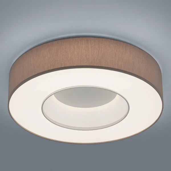 Helestra Lomo - lámpara de techo LED, moca