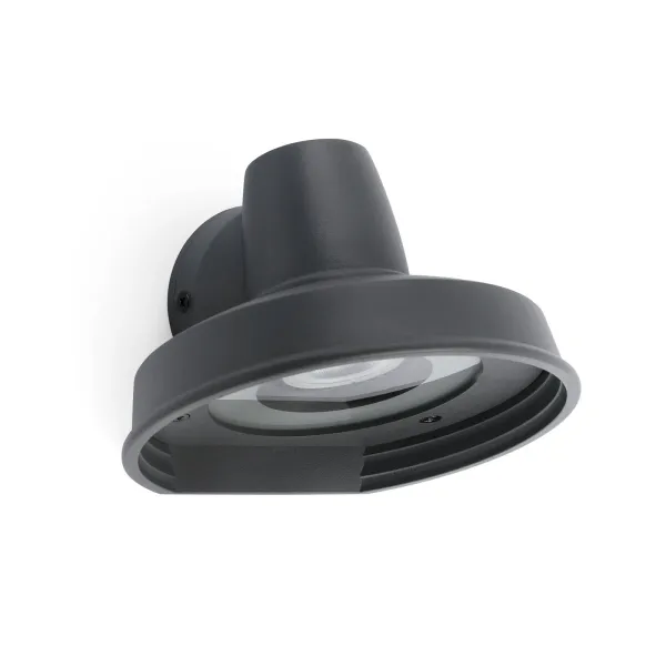 FARO BARCELONA Aplique de exterior Bronx, gris oscuro