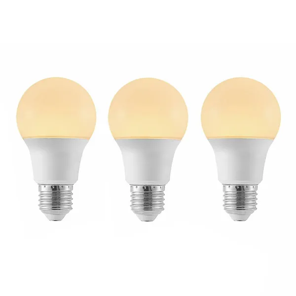 Arcchio Bombilla LED E27 A60 4,9W 3.000K opalino 3 ud