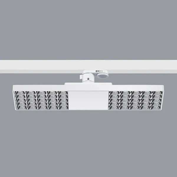 ERCO Jilly 230V 15W oval wide 840 blanco/plata